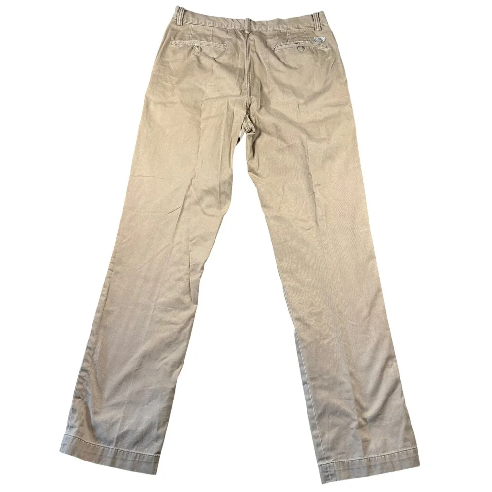 Polo Ralph Lauren Bedford Chino Pants Mens 34X34 Khaki Straight Preppy Old Money